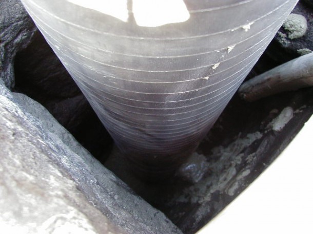 Filling chimney Filling chimney