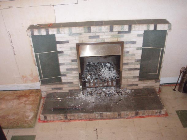 Fireplace to be removed